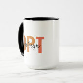 Mug Docteur En Thérapie Physique DPT Étudiant (Devant gauche)