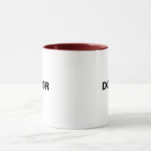 Mug DOCTEUR Est. Année (Centre)