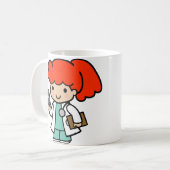Mug Docteur fille avec Xray (Devant gauche)