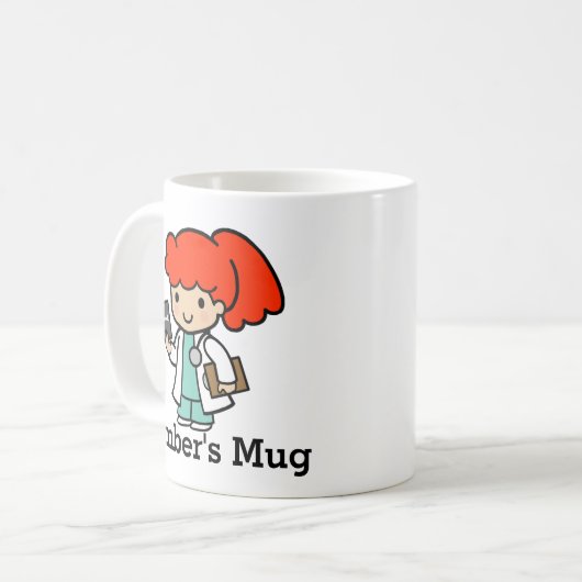 Mug Docteur fille avec Xray (Devant gauche)