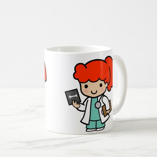 Mug Docteur fille avec Xray (Devant droit)