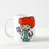 Mug Docteur fille avec Xray (Gauche)