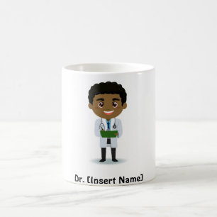 Mug Docteur masculin personnalisé/Médicale