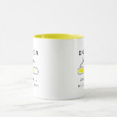 Mug DOCTEUR [Nom] Chargement Jaune et Blanc (Centre)