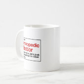 Mug Docteur orthopédique (Devant gauche)