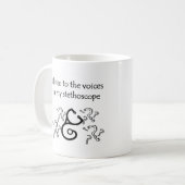 Mug Docteur ou T-shirts et cadeaux drôles d'infirmière (Devant gauche)