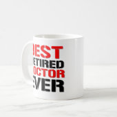 Mug Docteur retraité par meilleur Ever Funny docteur (Devant gauche)