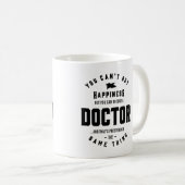 Mug Docteur Travail Titre du travail Cadeau (Devant droit)