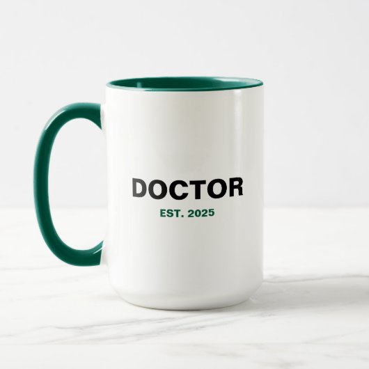 Mug DOCTOR Année de création (Gauche)