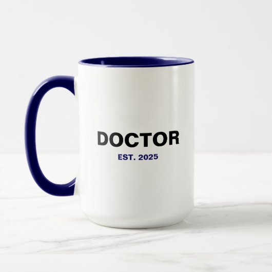 Mug DOCTOR Année de création (Gauche)