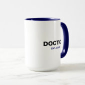 Mug DOCTOR Année de création (Devant droit)