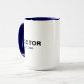 Mug DOCTOR Année de création (Devant gauche)