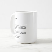 Mug Doctor Funny Dictionary Definition Custom (Devant gauche)
