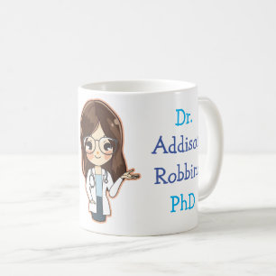 Mug Doctorat Customisé (Votre nom) Doctorat