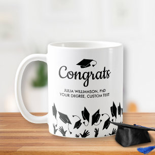 Mug Doctorat Doctorat Diplôme Diplôme Congrats cadeaux