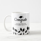 Mug Doctorat Doctorat Diplôme Diplôme Congrats cadeaux (Gauche)