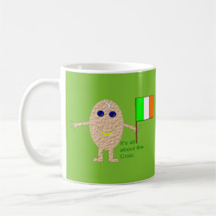 Mug d'oeuf irlandais patriotique