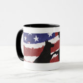 Mug DOF - K9 Drapeau Musique (Devant gauche)