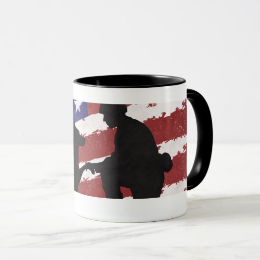 Mug DOF - K9 Drapeau Musique (Devant droit)