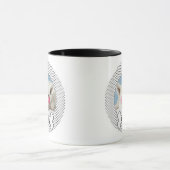Mug Dog and Bone Custom Name and Photo (Centre)
