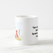 Mug Dog and Parrots Cartoon (Centre)