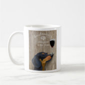Mug Dog Au Vin Dachshund (Gauche)