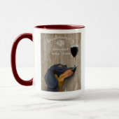 Mug Dog Au Vin Dachshund (Gauche)