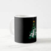 Mug Dog Christmas Tree Shirt - Dog Christmas (2) (Devant gauche)