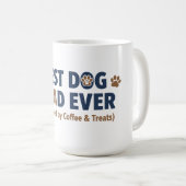 Mug Dog Dad – Funny Dog Lover Gift (Devant droit)