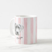 Mug Dog Face | Custom Pet Photo and Name (Devant gauche)