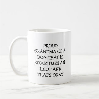 Mug Dog grandma, personalized with picture and name