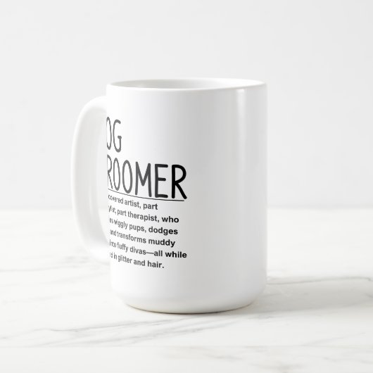 Mug Dog groomer (Devant gauche)