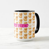 Mug Dog Grooming Personalized Luxury Modern Collection (Devant droit)