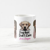 Mug Dog Hair, Don't Care Retriever Puppy Photo Name (Centre)