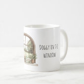 Mug Dog in Window (Devant droit)