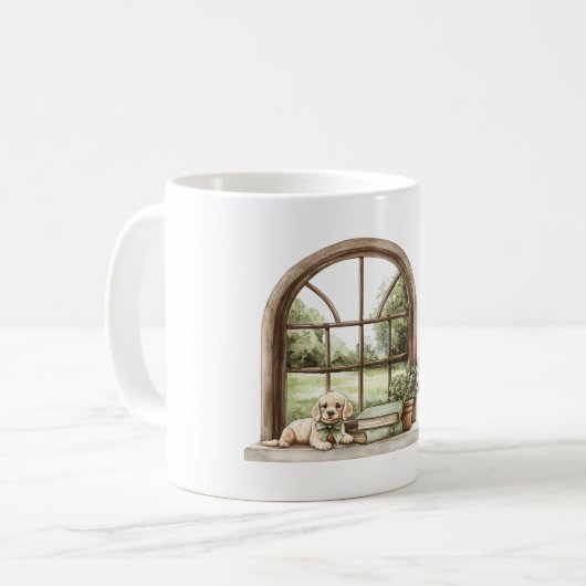 Mug Dog in Window (Devant gauche)