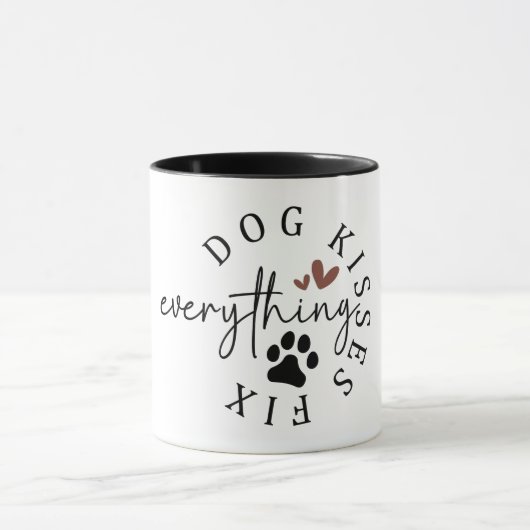 Mug Dog Kisses Fix Everything (Centre)