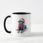 Mug Dog Lovers Christmas Coffee Mug/Labrador (Gauche)