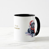 Mug Dog Lovers Christmas Coffee Mug/Labrador (Devant droit)