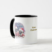 Mug Dog Lovers Christmas Coffee Mug/Pug (Devant gauche)