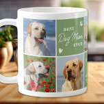 Mug DOG MOM Custom 7 Photo Collage Fête des Mères<br><div class="desc">Présentant notre tasse maman chien moderne et élégant, le cadeau parfait pour tout amoureux des chiens! Cette tasse chic comporte un collage photo personnalisé moderne et le message personnalisé pour montrer votre amour pour votre ami en fureur. En tant que mère de chien, il n'y a rien de mieux que...</div>