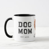 Mug Dog Mom Custom Dog Photo (Gauche)