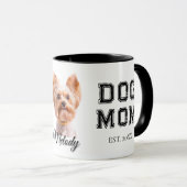 Mug Dog Mom Custom Dog Photo (Devant droit)