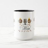 Mug Dog Mom Leopard Print Paw Design/Leopard Dog Mom (Centre)