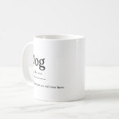 Mug Dog Mug: Man's Best Friend (Devant gauche)