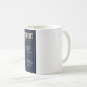 Mug Dog Mum Cockapoo Blueprint  (Devant droit)