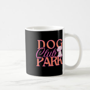 Mug Dog Park Club En Rose Chaud Et Orange - Joli Chiot