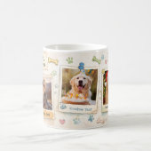 Mug Dog Photo Collage Paw Print Memories (Centre)