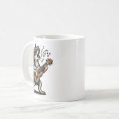 Mug Dog Playing Guitar Singing Chihuahua Funny Dog Mar (Devant gauche)