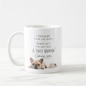 Mug Dog Pregnancy Announcement (Gauche)